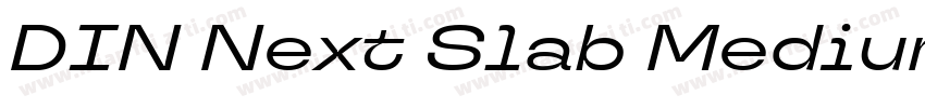 DIN Next Slab Medium字体转换